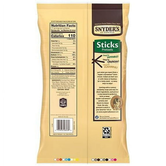 Snyder's Pretzel Sticks 17.0 oz