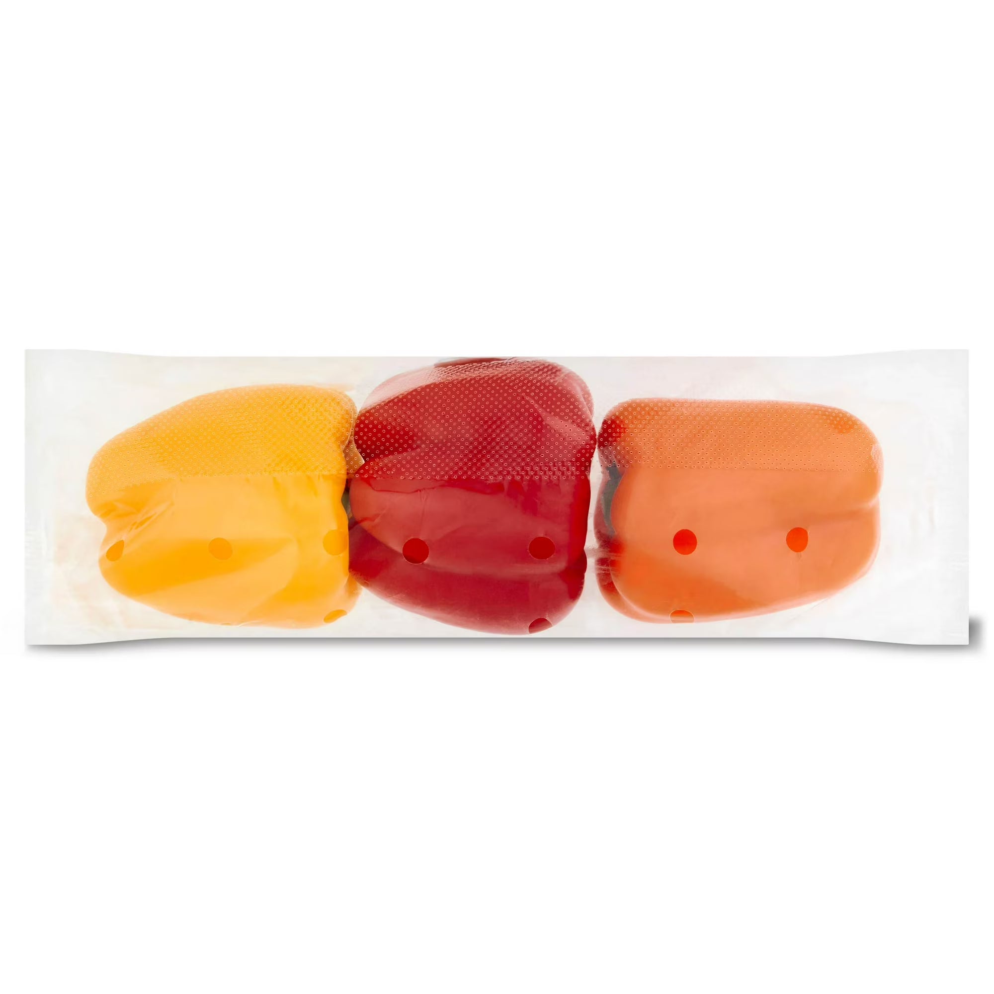 Fresh Produce Whole Color Bell Peppers, 3 Count Bag