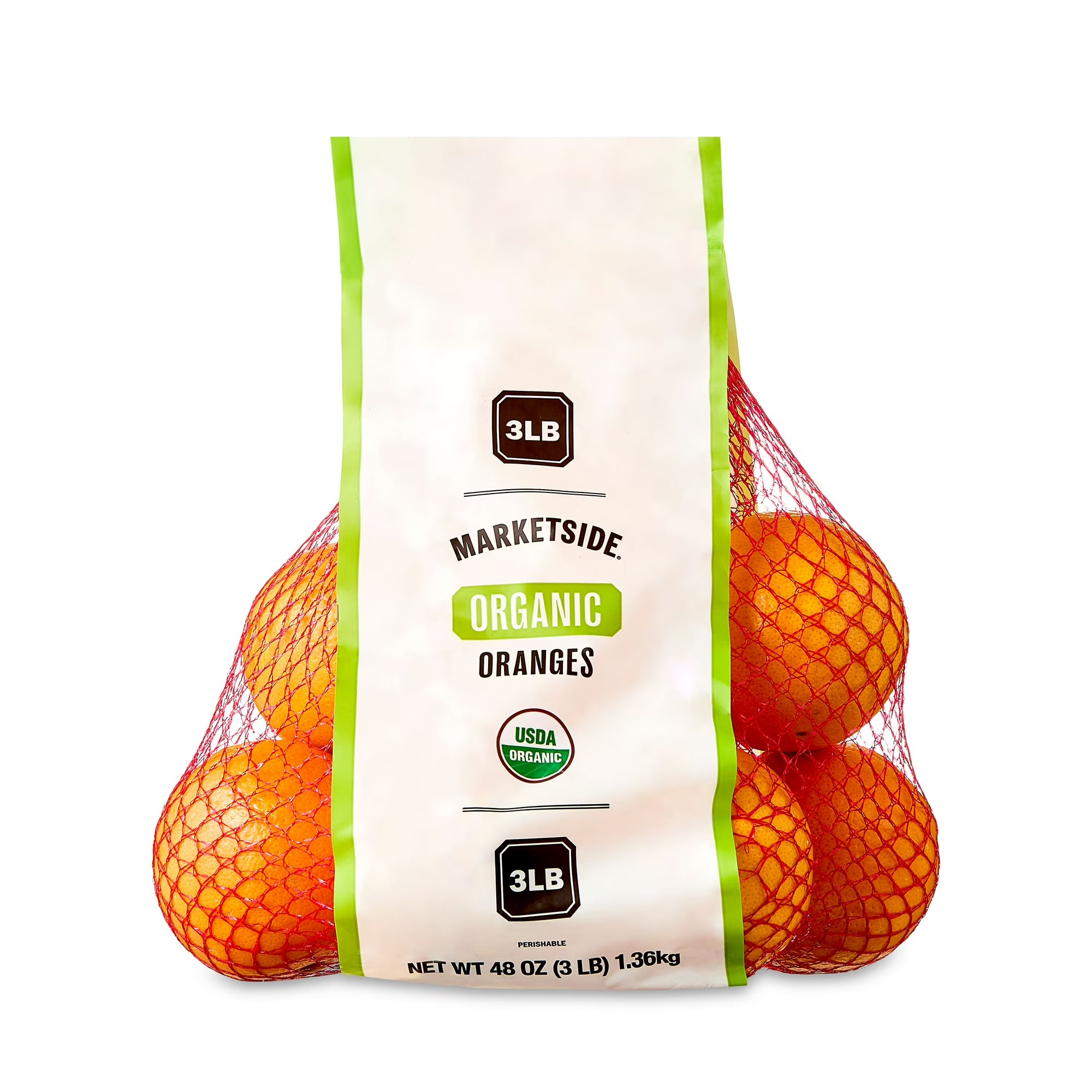 Enjoy The Fresh Organic Oranges, 3 lb Bag