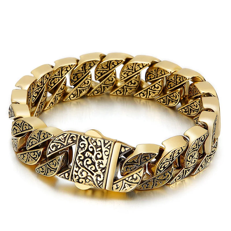 Men’s Cuban Link Charm Bracelet