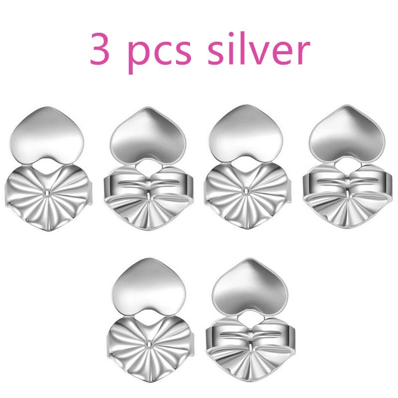 Love Heart Stud Back Lifters Adjustable Earring Lifts Ear Lobe Ster For Ornaments And Accesso Ries M2082