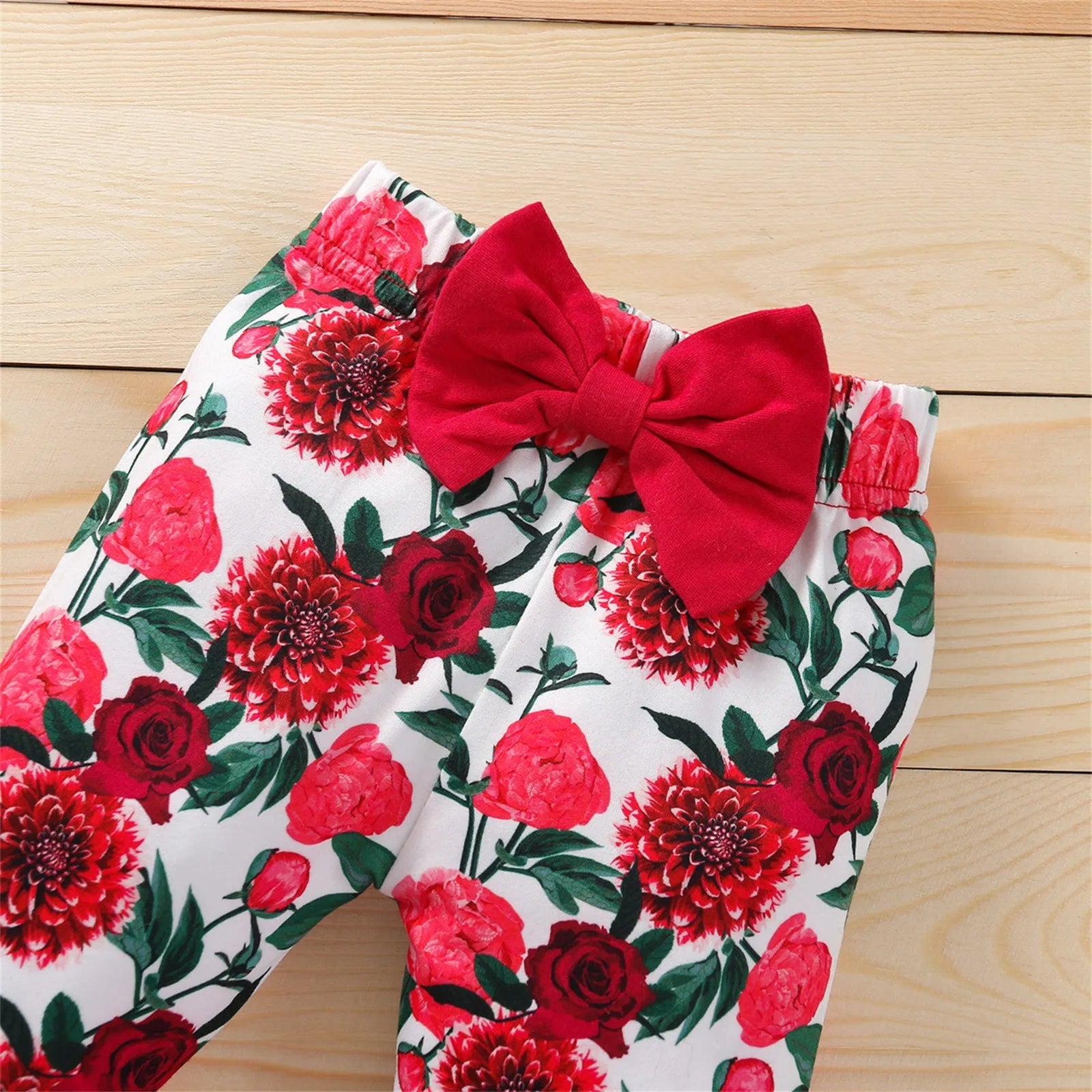 3pcs Newborn Baby Clothes Girls Cotton Ruffle Letter Romper +Pants +Hairband Set Infant Baby Outfit Fall Girl Clothing 3 6 9 12M