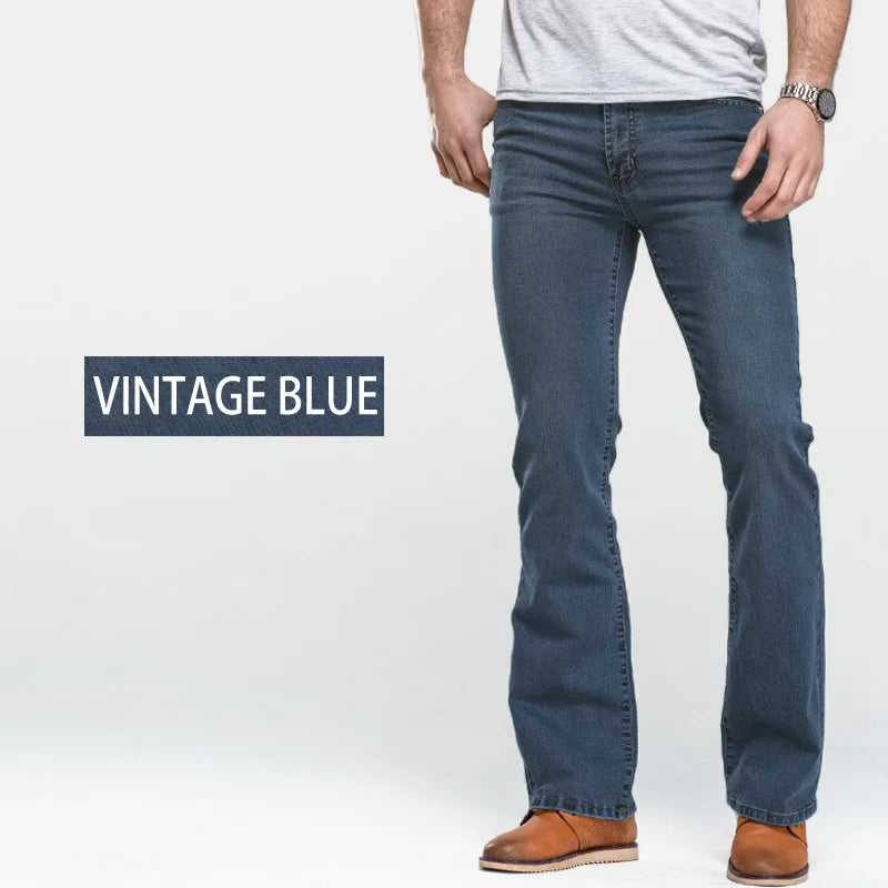Men’s Classic Bootcut Jeans - Jeglowstore