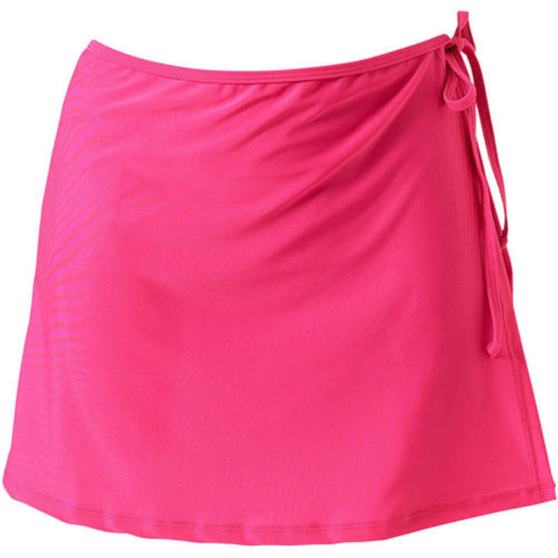 Women's Track And Field Skirt High Waist A Line Women's Tennis Skirt Yoga Running Skirt Bandage Sports Skirt Tracksuit Woman