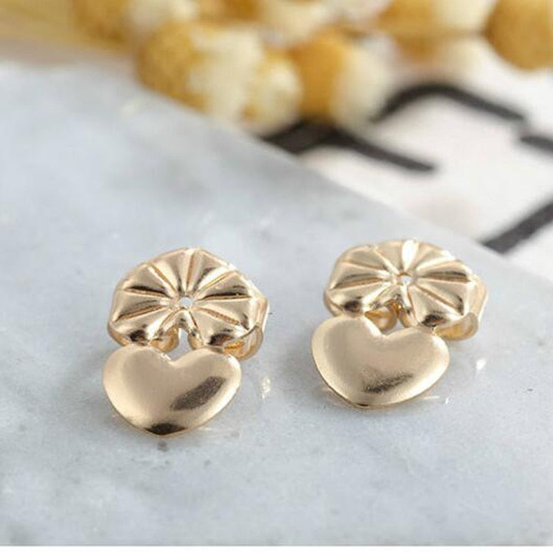Love Heart Stud Back Lifters Adjustable Earring Lifts Ear Lobe Ster For Ornaments And Accesso Ries M2082