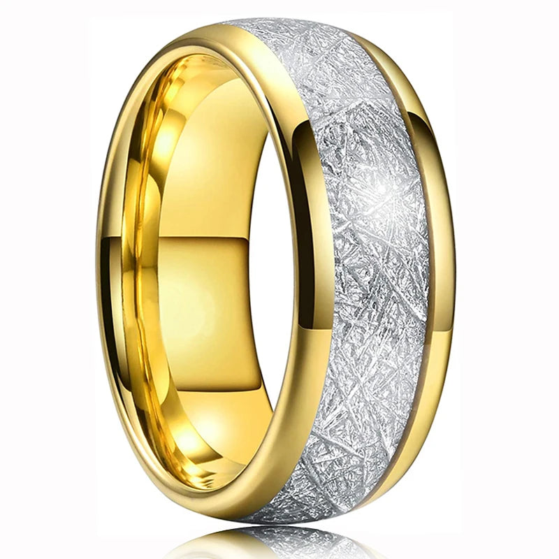 Men’s 8mm Black Titanium Wedding Ring - Jeglowstore