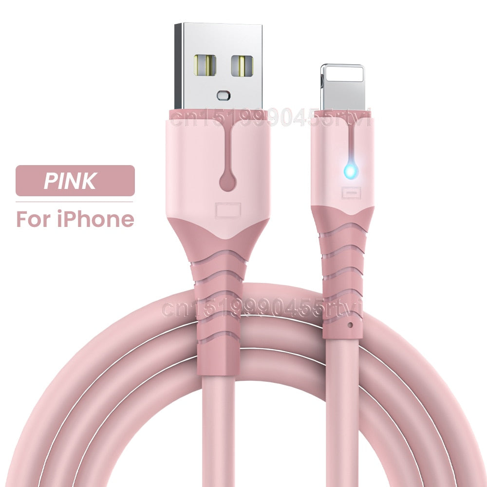 Quick Charge USB Cable For iPhone 14 13 12 11 Pro Max XS 6s 7 8 Plus Origin Mobile Phone Charger Cord Data Charger Wire 1/1.5/2M - Jeglowstore