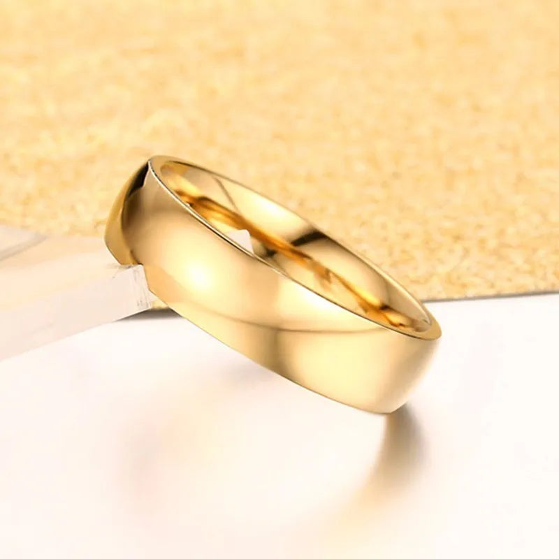Gold Stainless Steel Ring - Jeglowstore