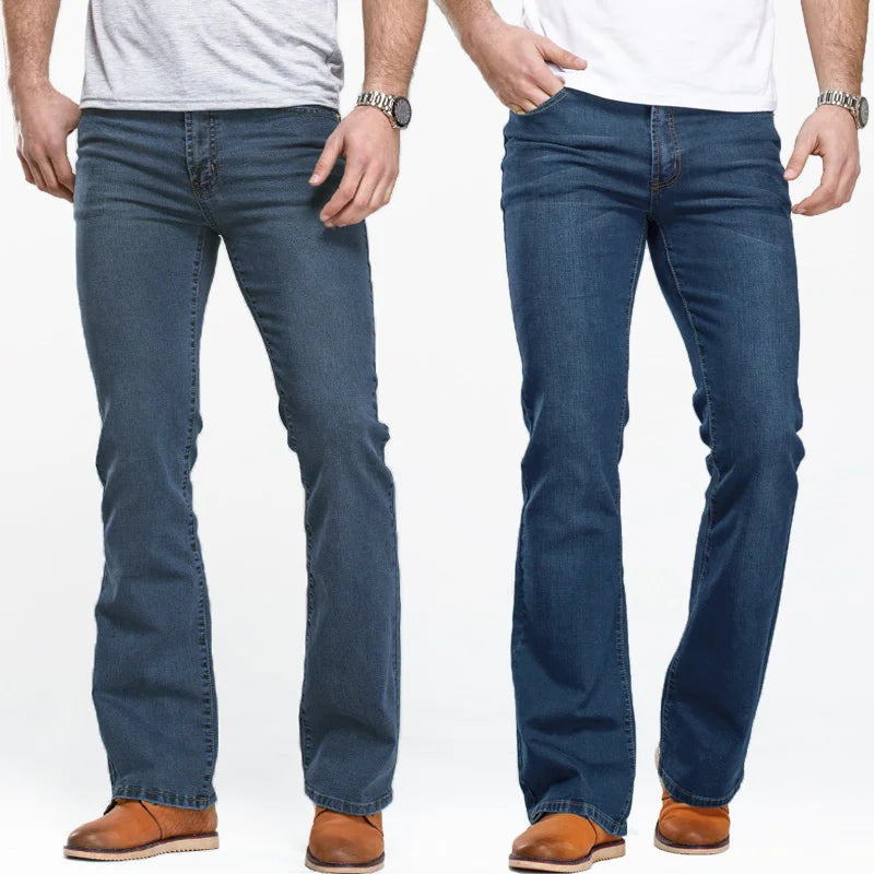 Men’s Classic Bootcut Jeans - Jeglowstore