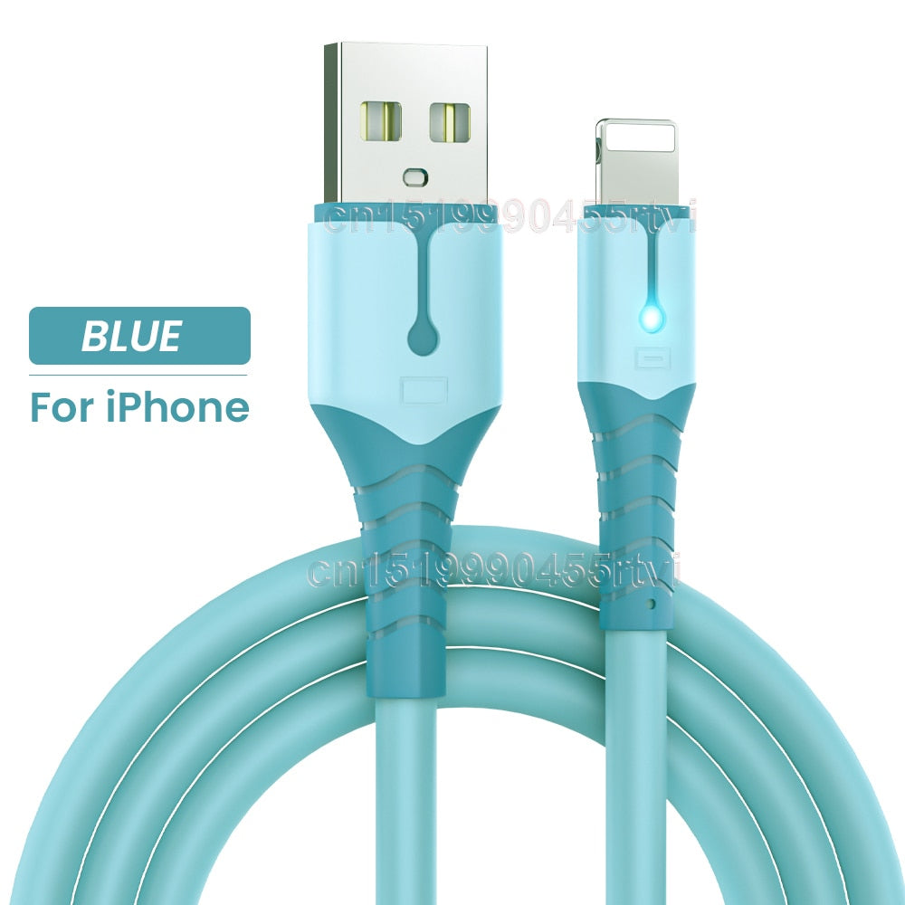 Quick Charge USB Cable For iPhone 14 13 12 11 Pro Max XS 6s 7 8 Plus Origin Mobile Phone Charger Cord Data Charger Wire 1/1.5/2M - Jeglowstore