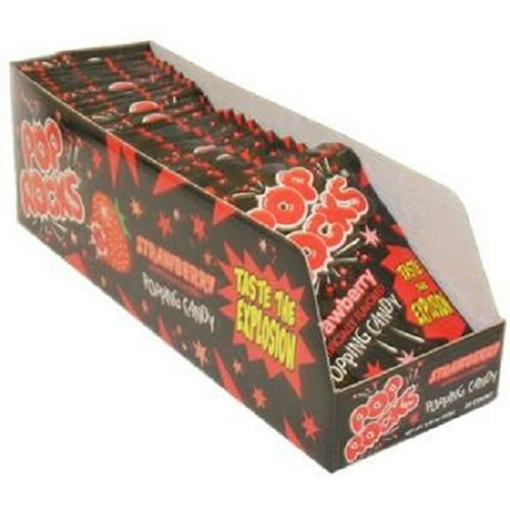 Pop Rocks, Strawberry, Count 24 (0.33 oz) - Sugar Candy / Grab Varieties & Flavors