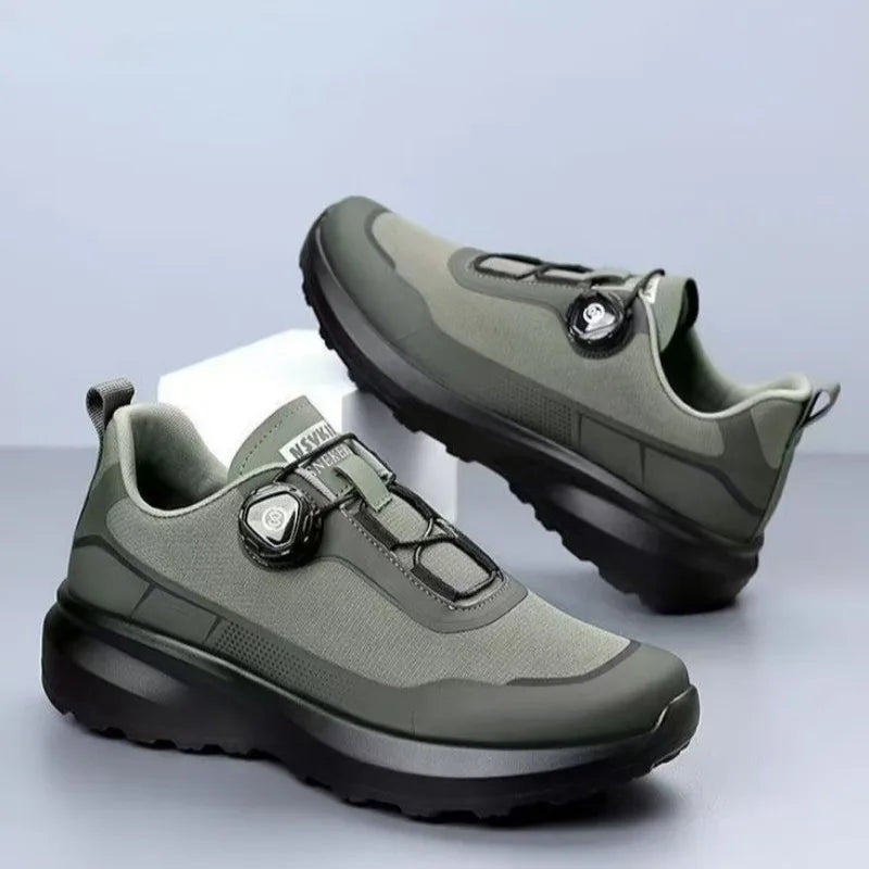 Men’s Rotating-Button Casual Sneakers - Jeglowstore