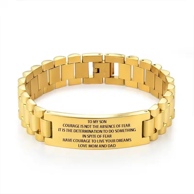 Personalized Stainless Steel ID Bracelet - Jeglowstore