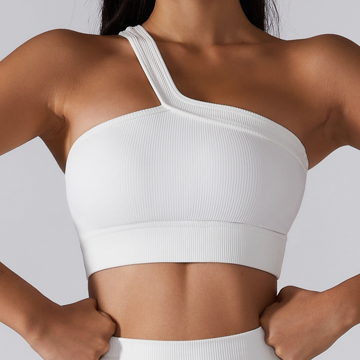 Seamless Women Yoga Set Workout Sportswear Gym Clothing Ribbed Fitness Long Sleeve Crop Top High Waist Leggings Sports Suits