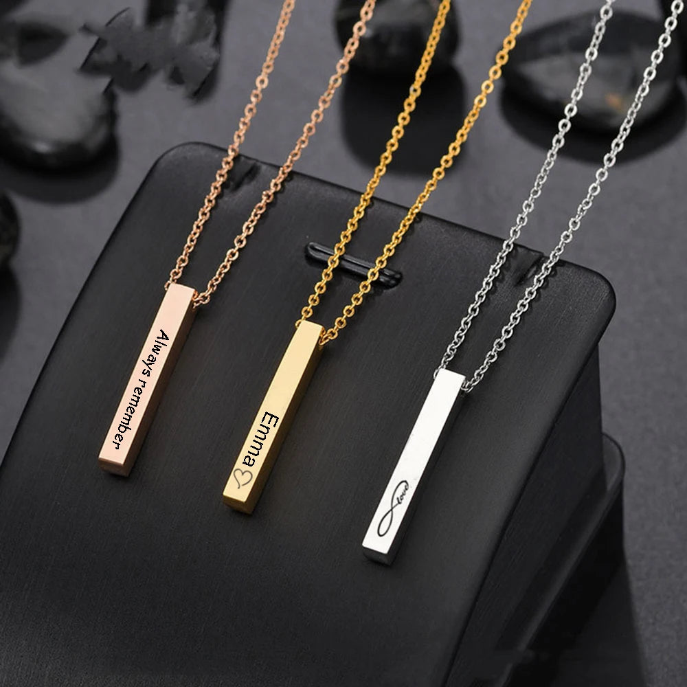 Personalized Engraved Bar Bracelet - Jeglowstore