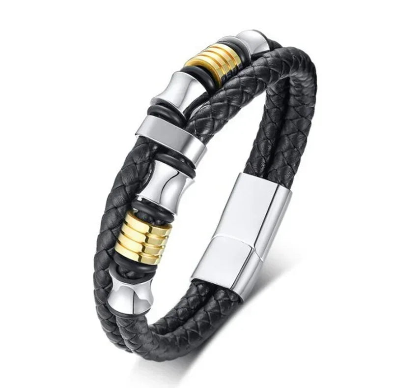 Men’s Handmade Leather Infinity Bracelet - Jeglowstore