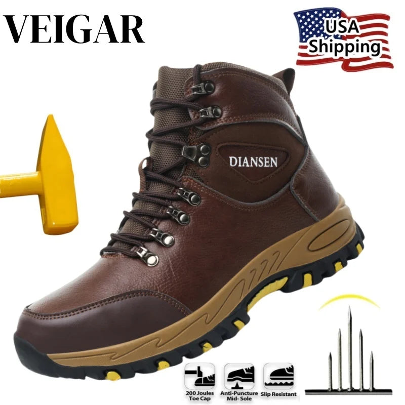 Men’s Waterproof Indestructible Safety Boots