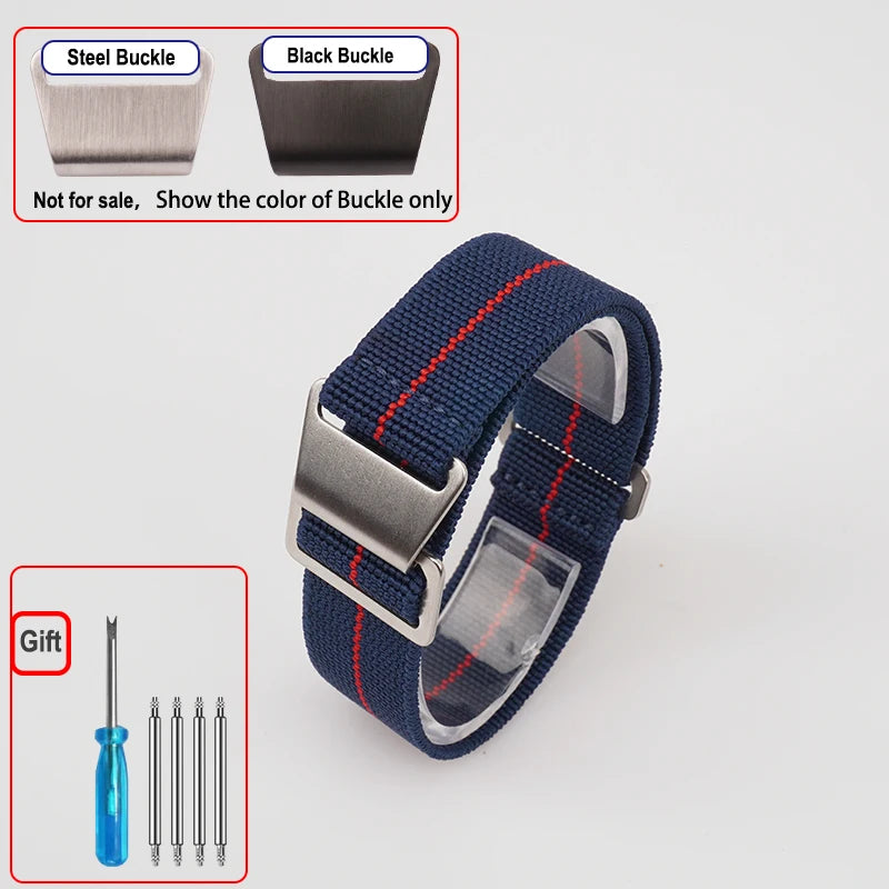 French Parachute Nylon Watch Strap - Jeglowstore