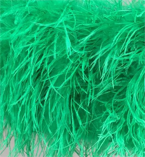 Ostrich Feather Mini Skirt - Jeglowstore