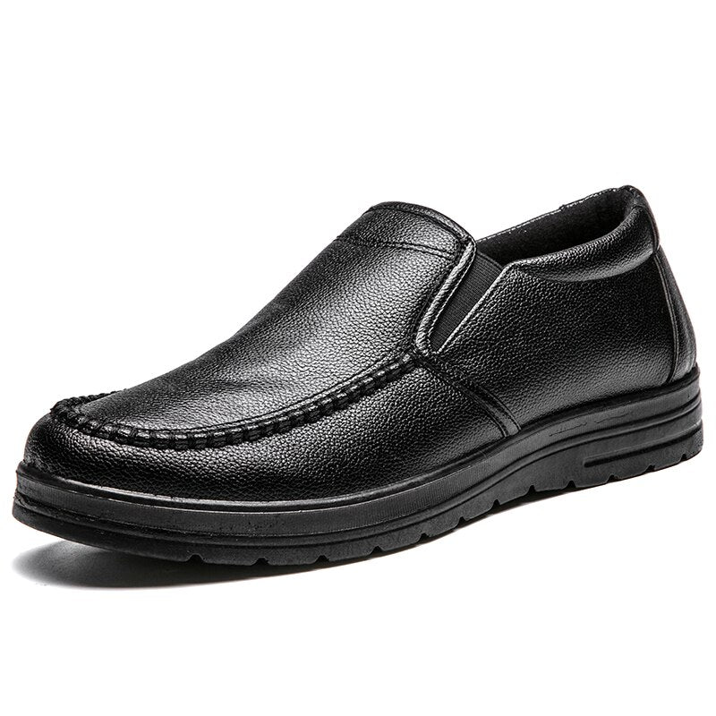 Men Loafers Light Leather Casual Shoes Male Outdoor Walking Shoes Comfortable Mens Sneakers Soft Loafers Male Shoes