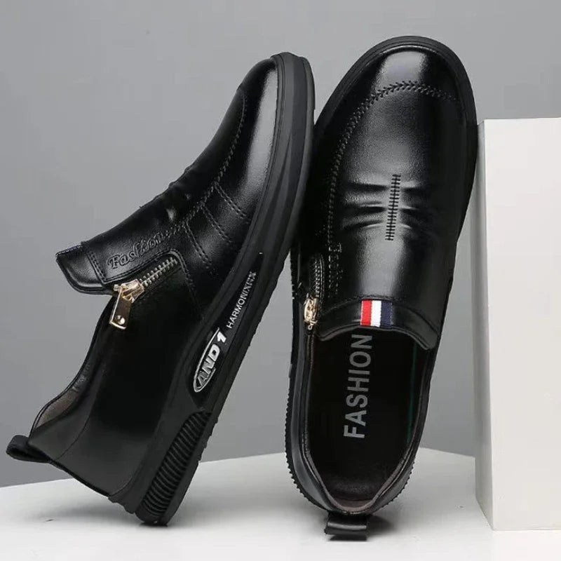 Men’s Fashion Business Leather Moccasins - Jeglowstore