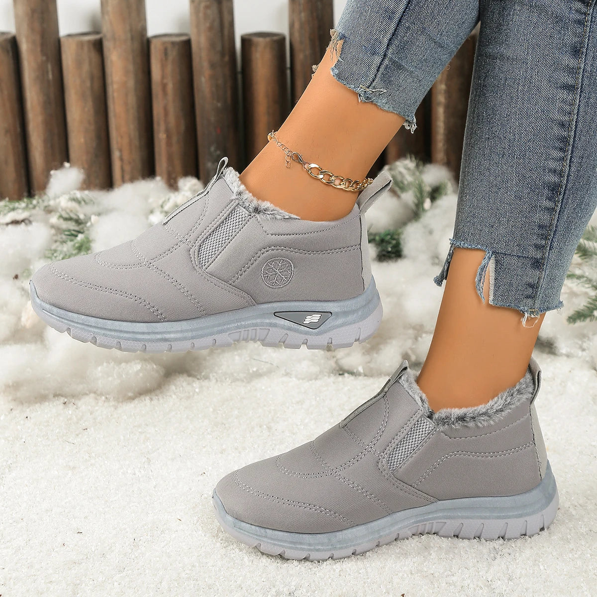 Women’s 2025 Warm Fleece Snow Boots