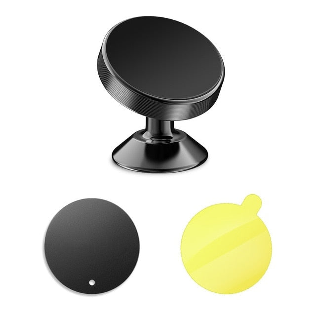 Universal Magnetic Car Phone Holder Stand For iPhone Samsung Magnet Mount Round Car Holder Dashboard Mobile Phone Holder