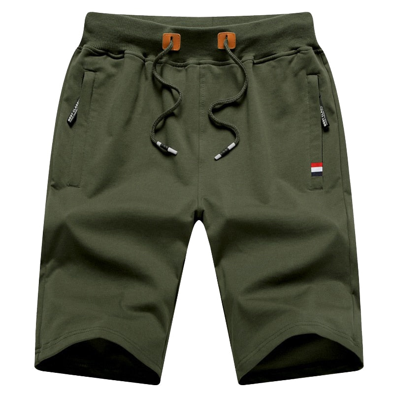 2022 New Men's Shorts Summer Breeches Cotton Casual Sweat Bermudas Men Black Homme Classic Brand Clothing Beach Shorts Male