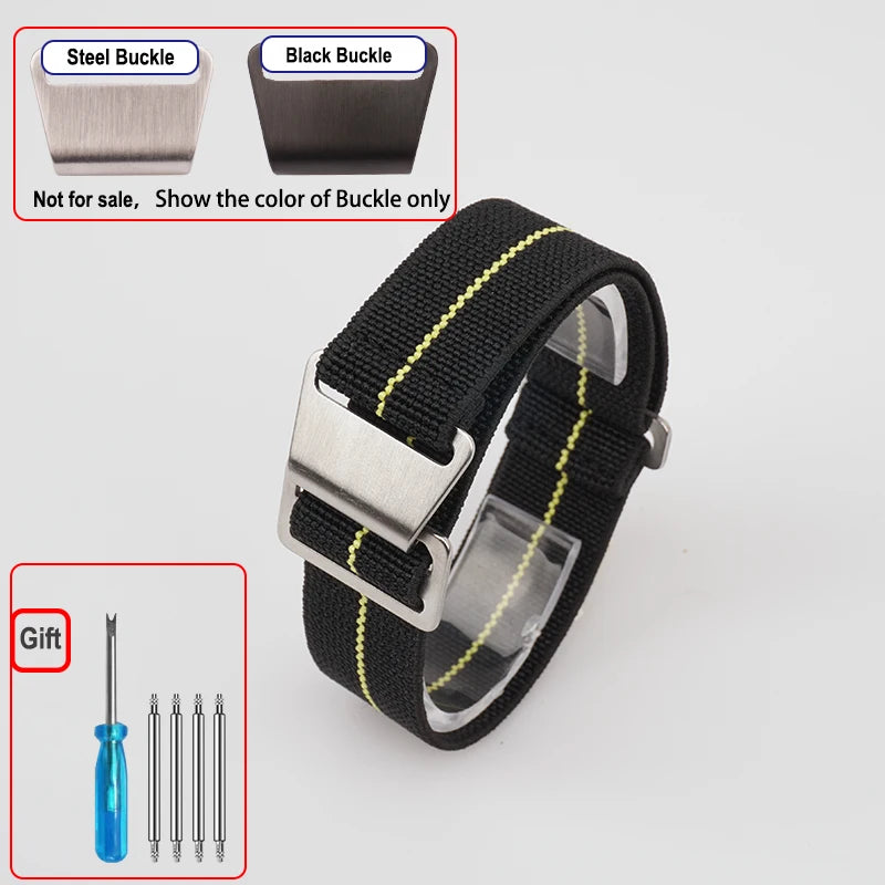 French Parachute Nylon Watch Strap - Jeglowstore