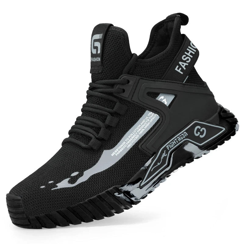 Men’s High-Top Protective Work Shoes - Jeglowstore