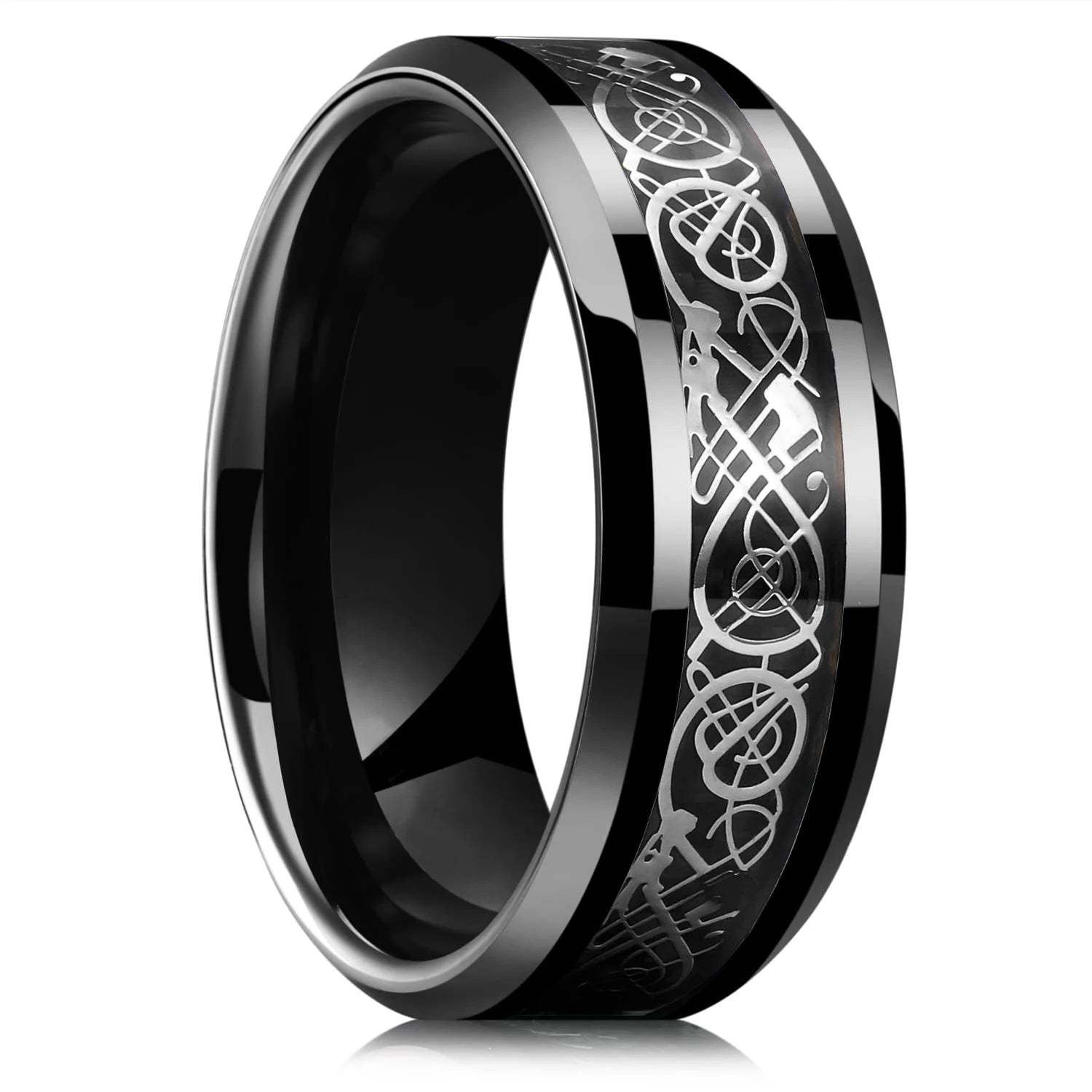 Purple Titanium Steel Promise Ring - Jeglowstore