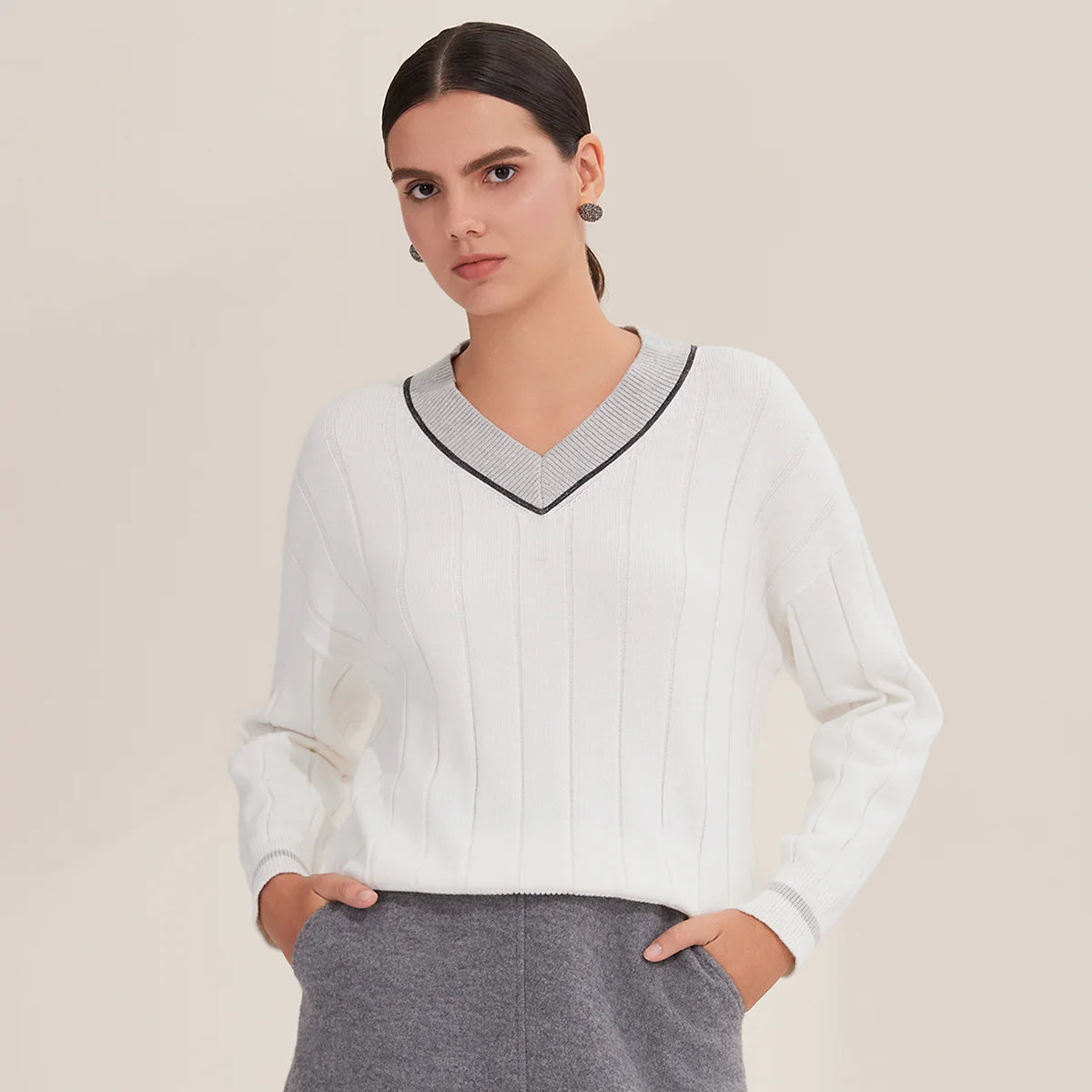 Women’s Long Sleeve Knit T shirt