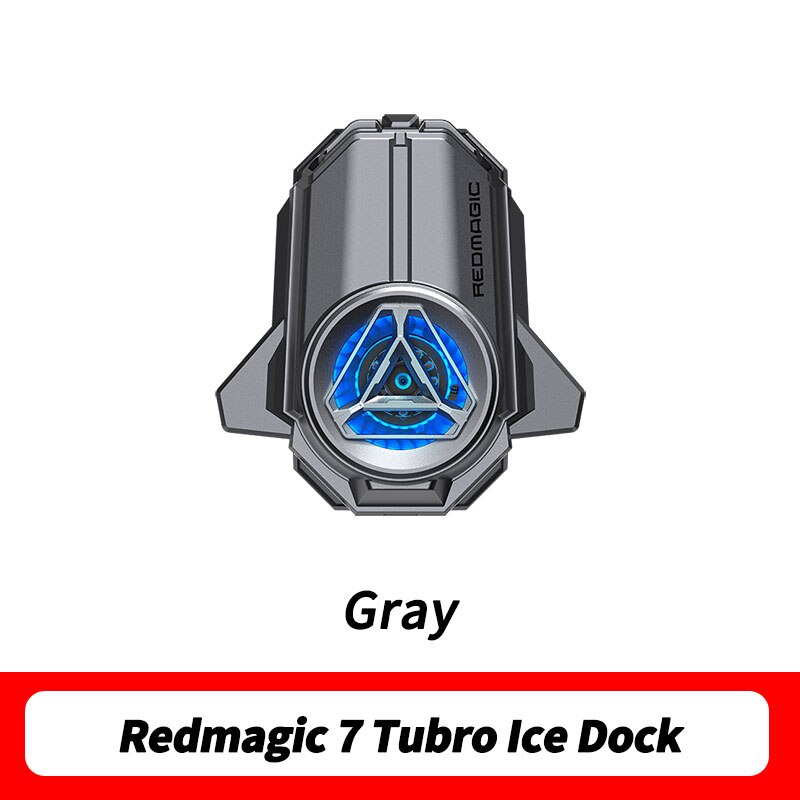 Original Nubia RedMagic Turbo Cooler RedMagic 8 Pro 7S Pro GamingPhone FanCooler Support APP Control ICE Dock Suitable 70-82mm - Jeglowstore