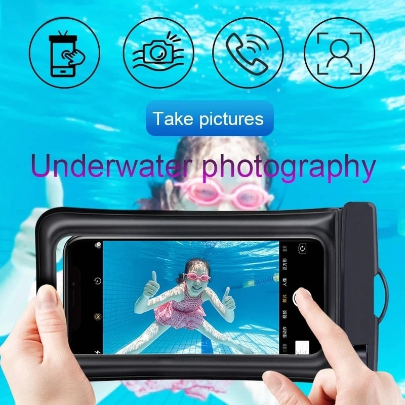 IP68 Universal Waterproof Phone Case Water Proof Bag Swim Cover For iPhone 13 12 11 Pro Max X XS Samsung S22 Ultra Xiaomi Huawei - Jeglowstore