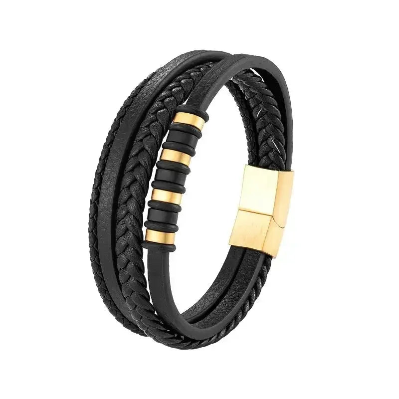 Men’s Handmade Leather Infinity Bracelet - Jeglowstore