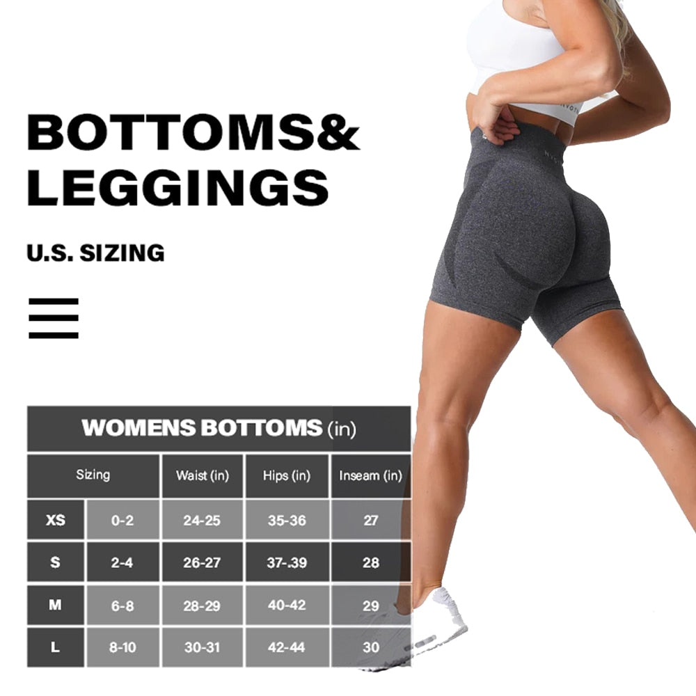 NVGTN Women's Seamless High Waist Shorts Smile Contour Cycling Shorts Gym Yoga Workout Casual Sports - Jeglowstore