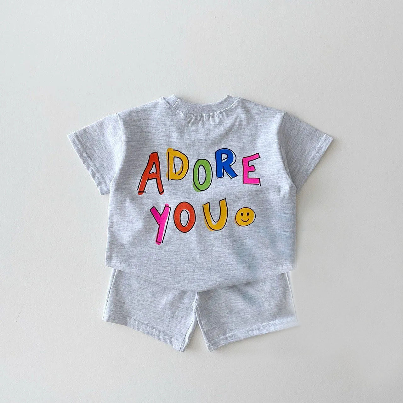 2pcs Baby Boys Girls Outfits Sets Summer Fashion Short Sleeve Kids T-shirts + Shorts Cotton Baby Clothing