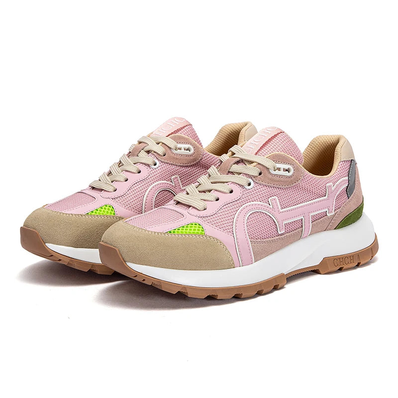 Retro Spliced Leather Casual Shoes - Jeglowstore