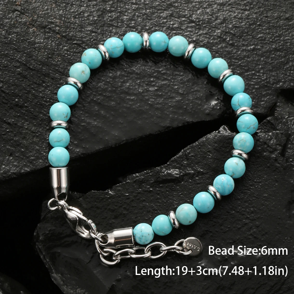 Men’s Natural Stone Bracelet Gift - Jeglowstore
