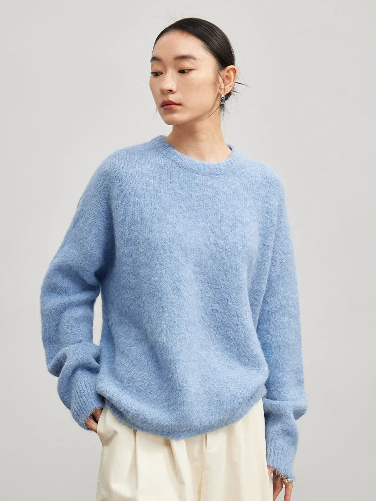 Dropped Sleeve Alpaca T shirt - Jeglowstore