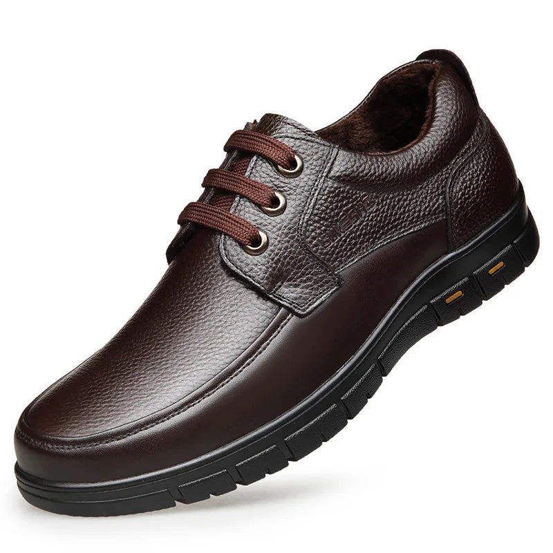 Men’s Genuine Leather Lightweight Casual Loafers - Jeglowstore