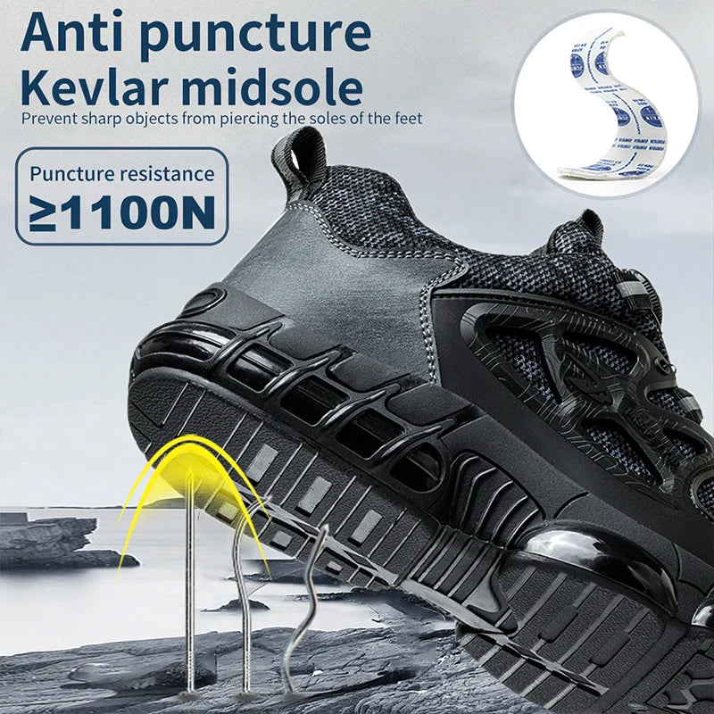 Steel Toe Safety Work Sneakers - Jeglowstore