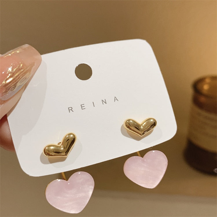 Small Stud Earring For Woman Golden Crystal Shinning Luxury Girl Jewelry Christmas Gift Wedding Accessories Trendy Ear Rings