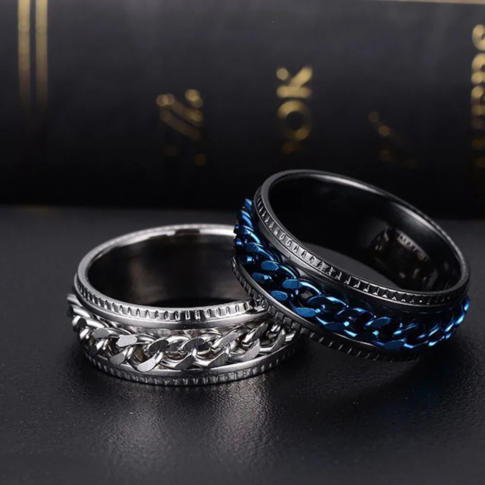 Western Fashion Rotatable Chain Ring - Jeglowstore