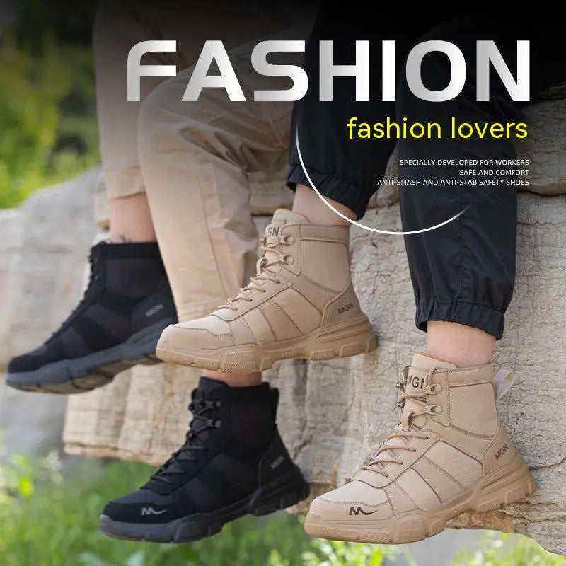 Men’s Steel Toe Protective Safety Boots - Jeglowstore