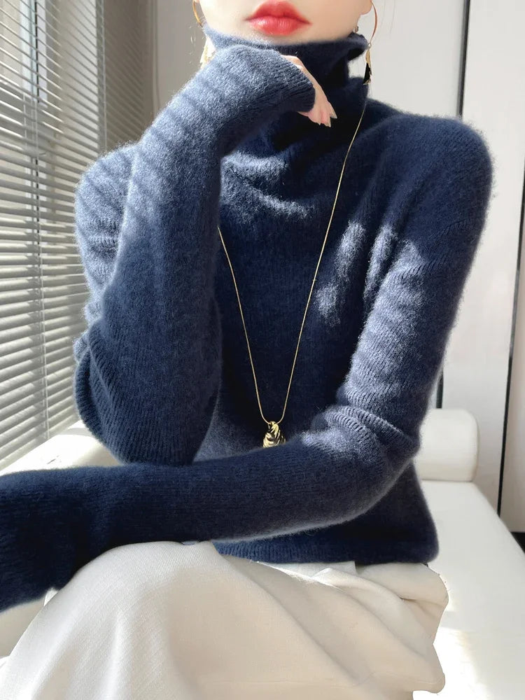 Women’s Autumn Winter Turtleneck - Jeglowstore