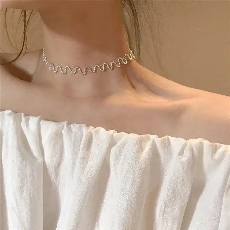 Vintage Gold Butterfly Choker Necklace - Jeglowstore