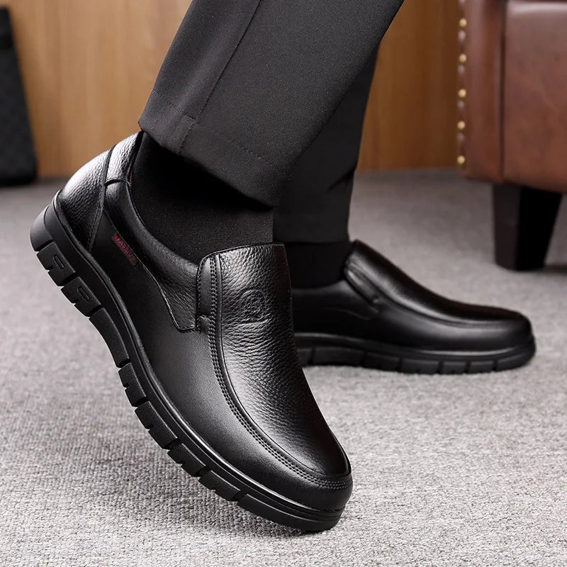 Men’s Casual Soft Sole Leather Shoes - Jeglowstore