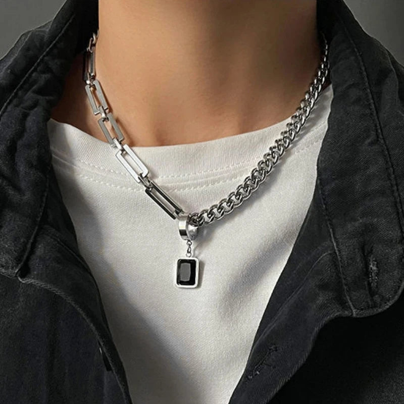 YQ Stainless Steel Star Cross Pendant - Jeglowstore