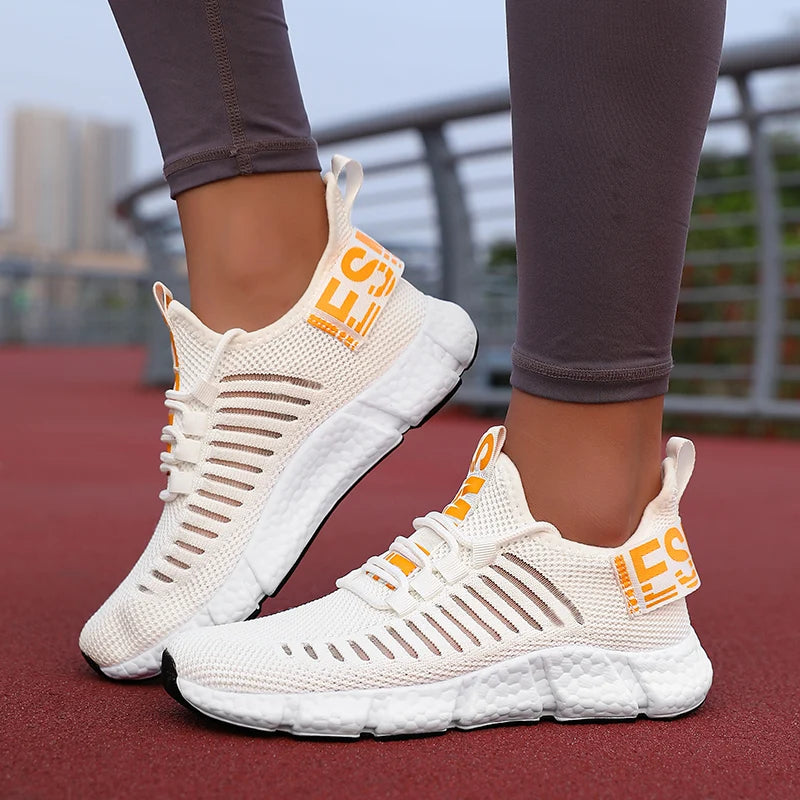 Women’s Breathable Platform Sneakers - Jeglowstore